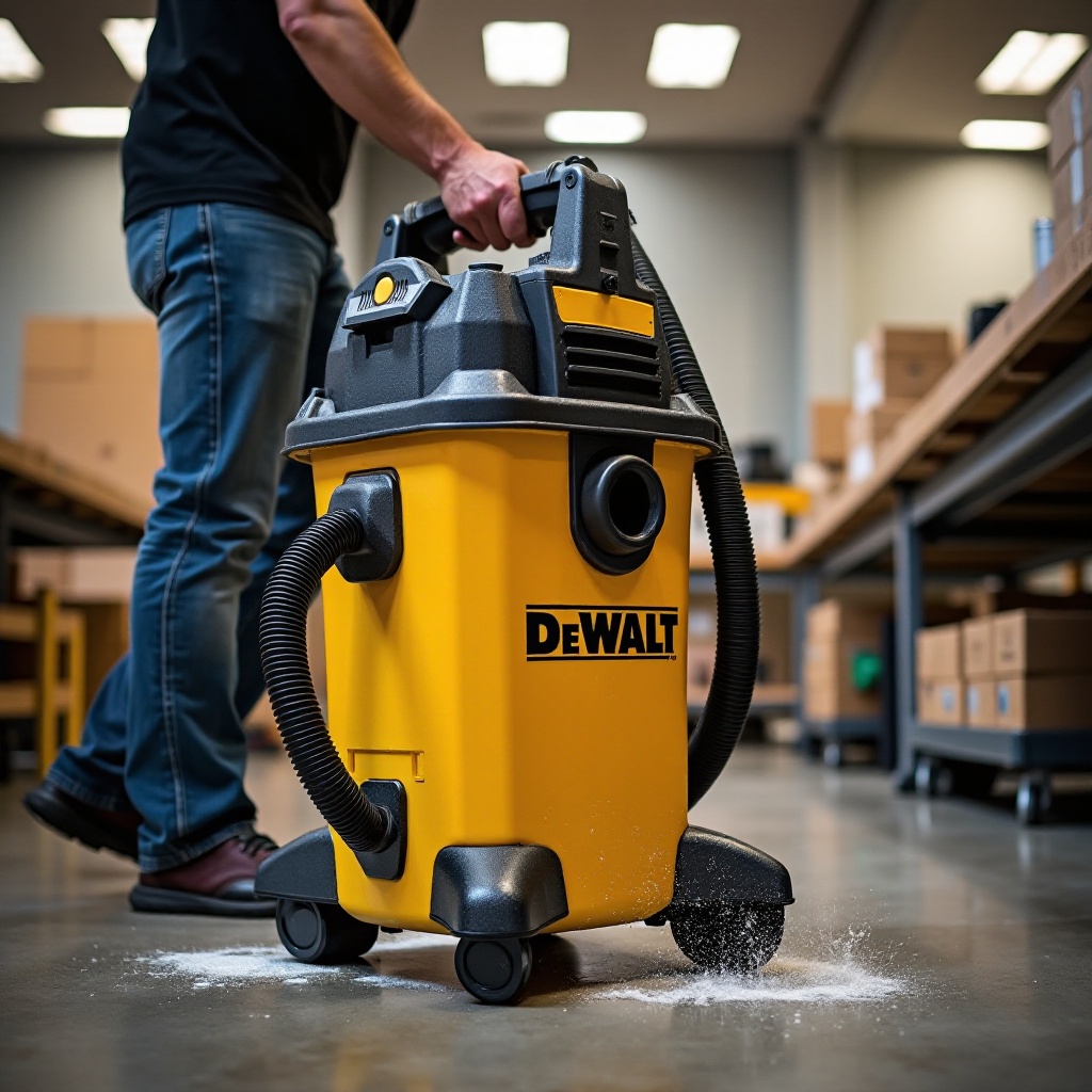 jak używać odkurzacza mokro-sucho DeWalt