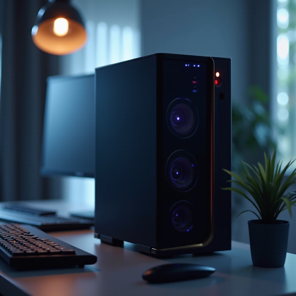 computer case with built in monitor