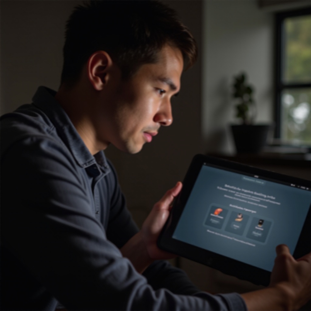 rozbitý tablet Amazon Fire