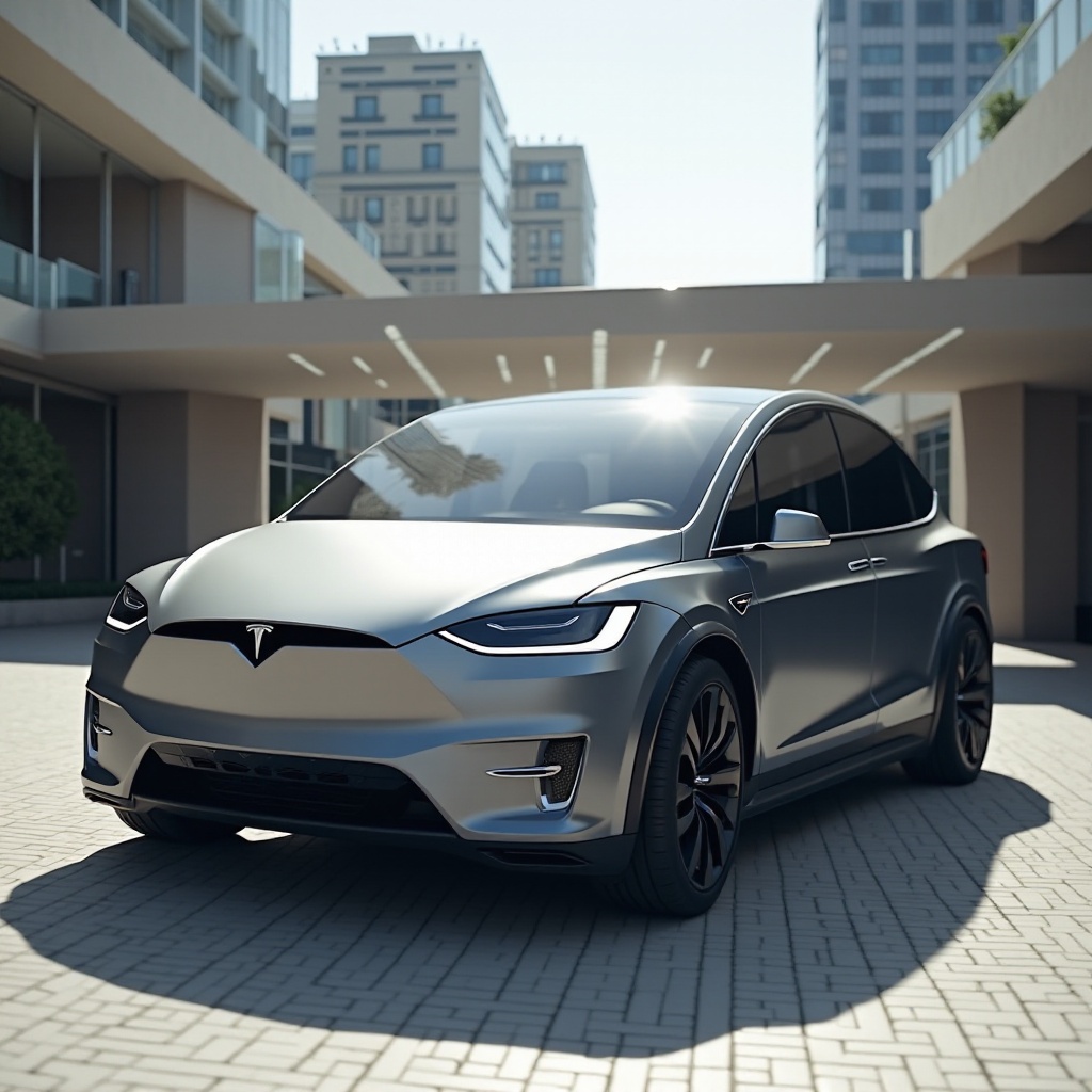 ile waży tesla model x