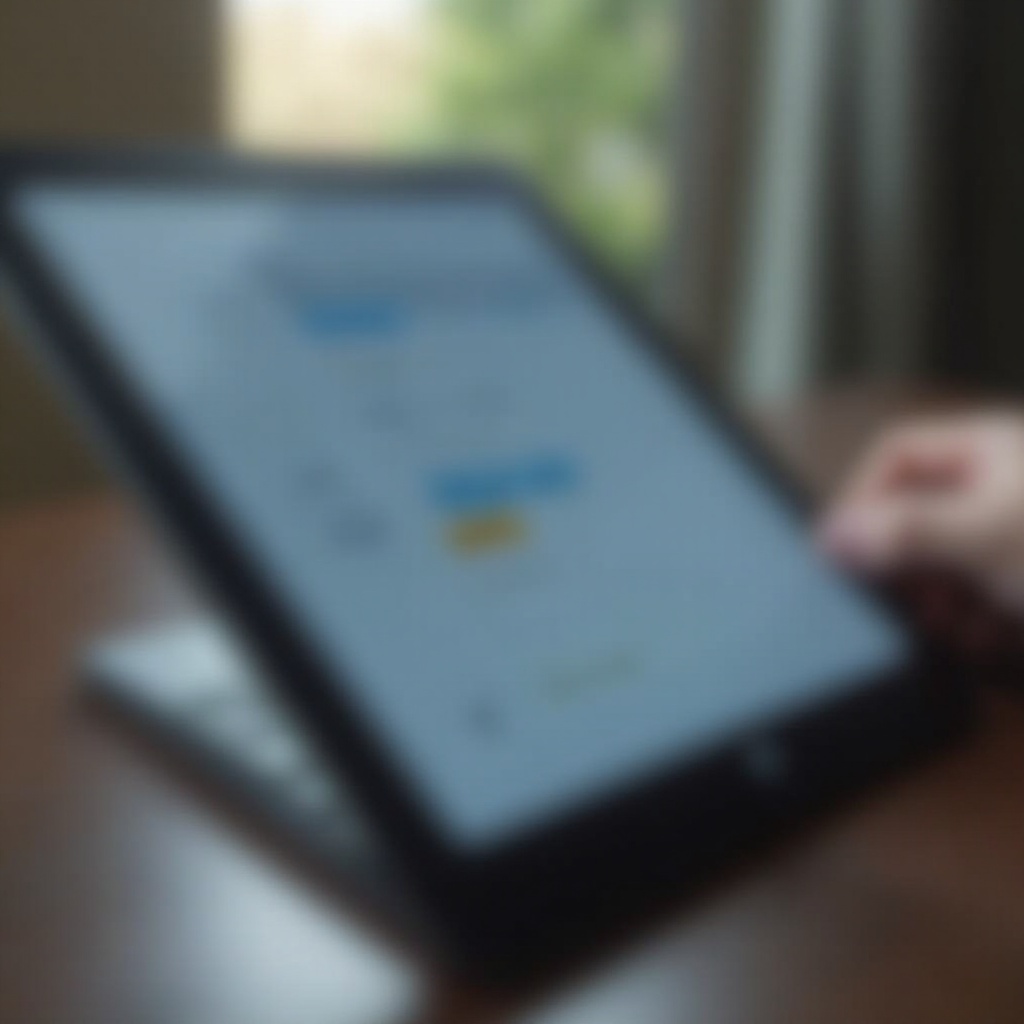 orange dot on ipad