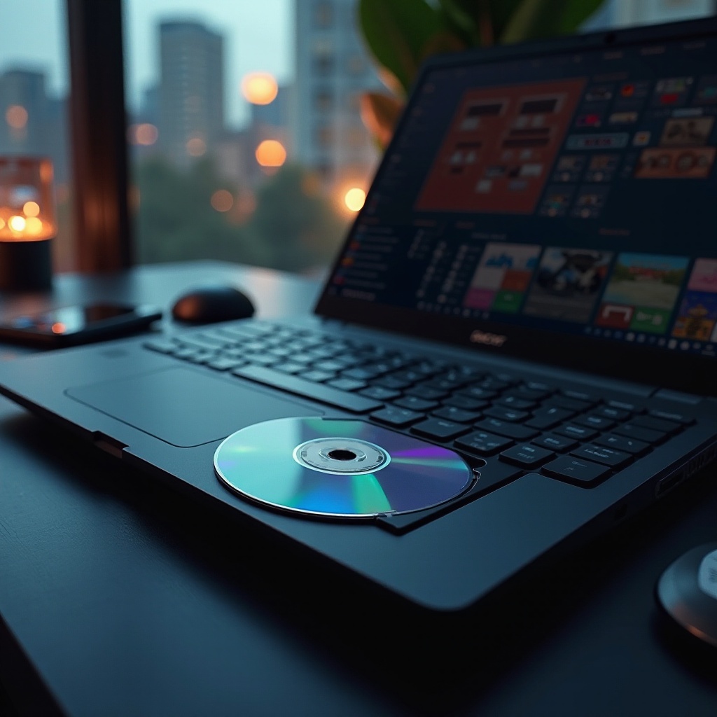 laptop Acer z napędem CD
