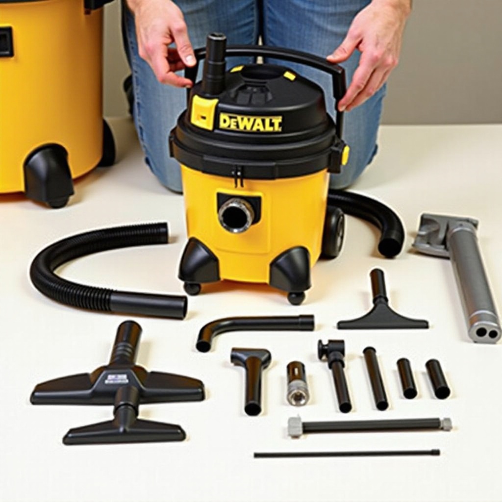 как да използвате прахосмукачка DeWalt за мокро и сухо
