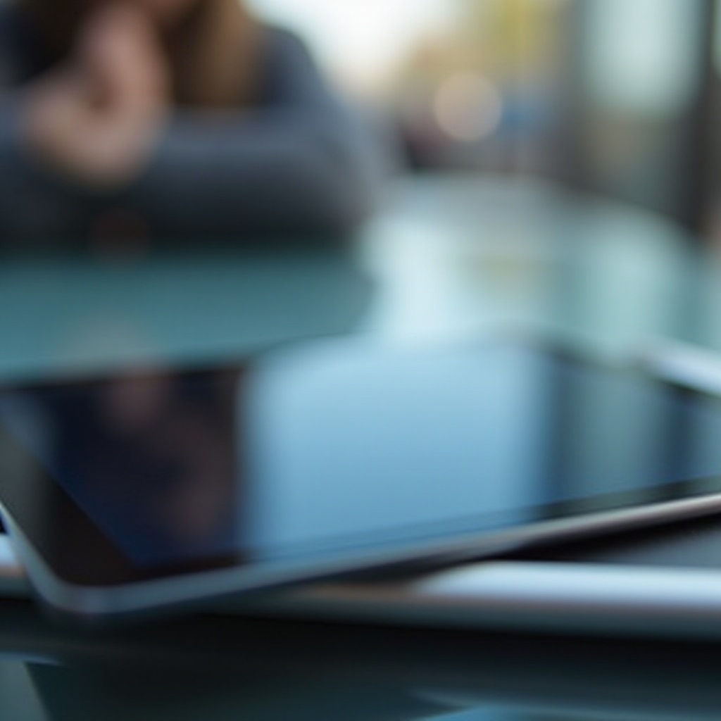 оранжевая точка на iPad