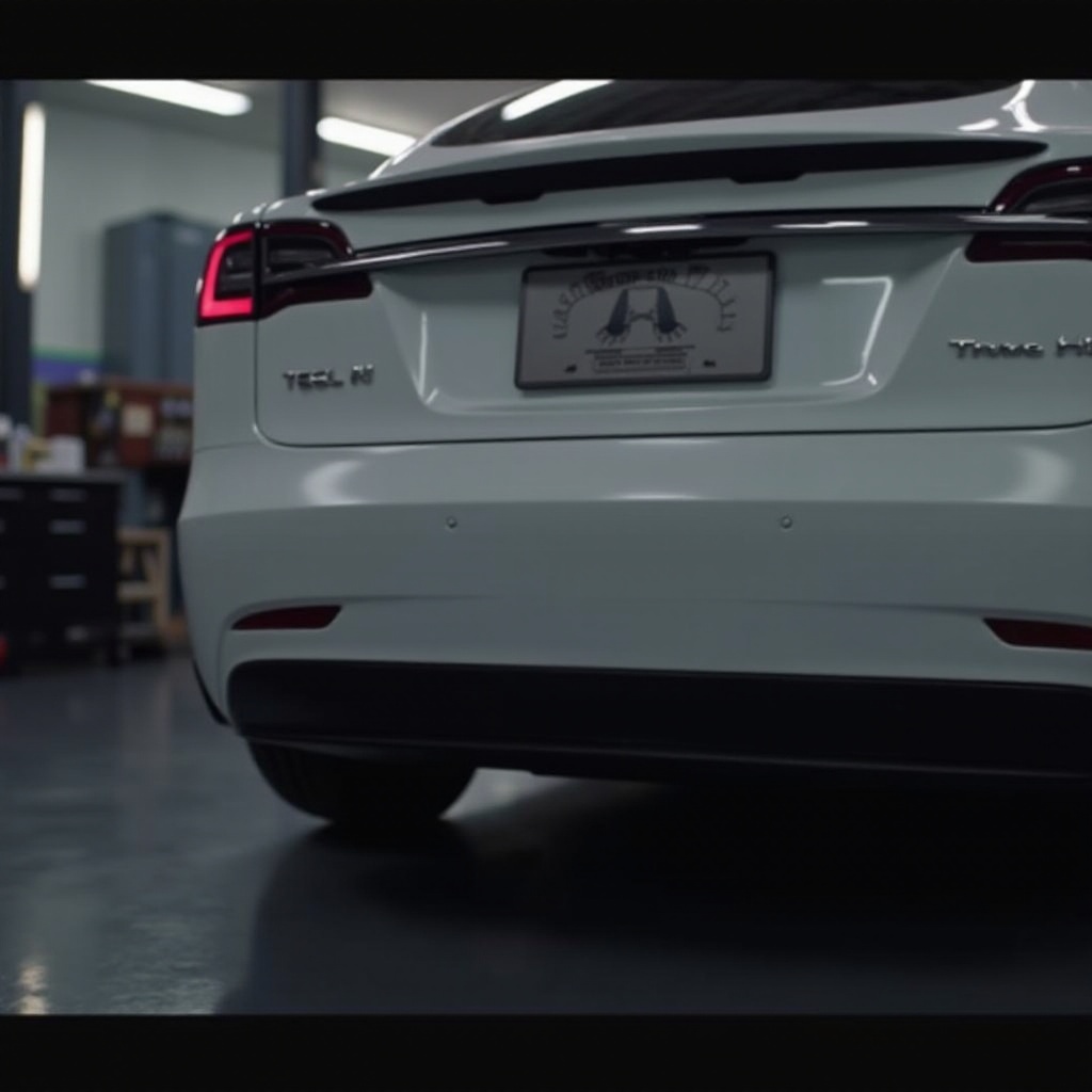 установка фаркопа на Tesla Model 3
