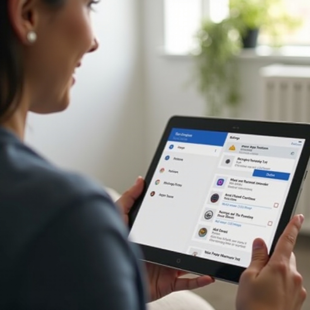 как да изтриете приложения на таблета Samsung
