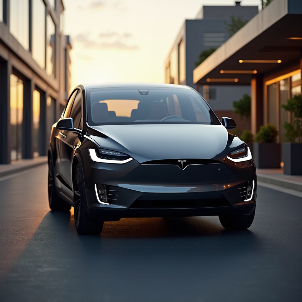 колико теши tesla model x