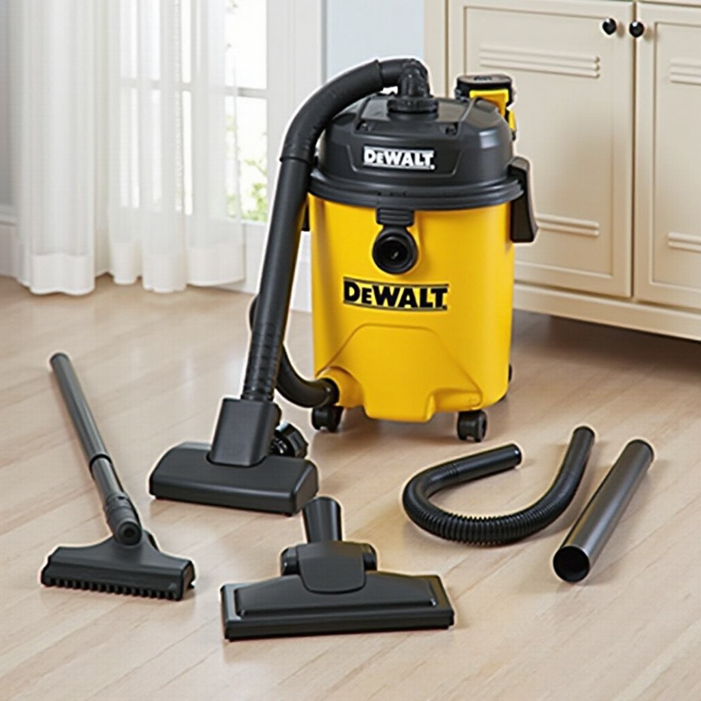 как да използвате прахосмукачка DeWalt за мокро и сухо