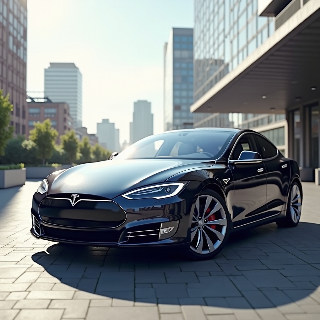 Tesla Model S míle na galon