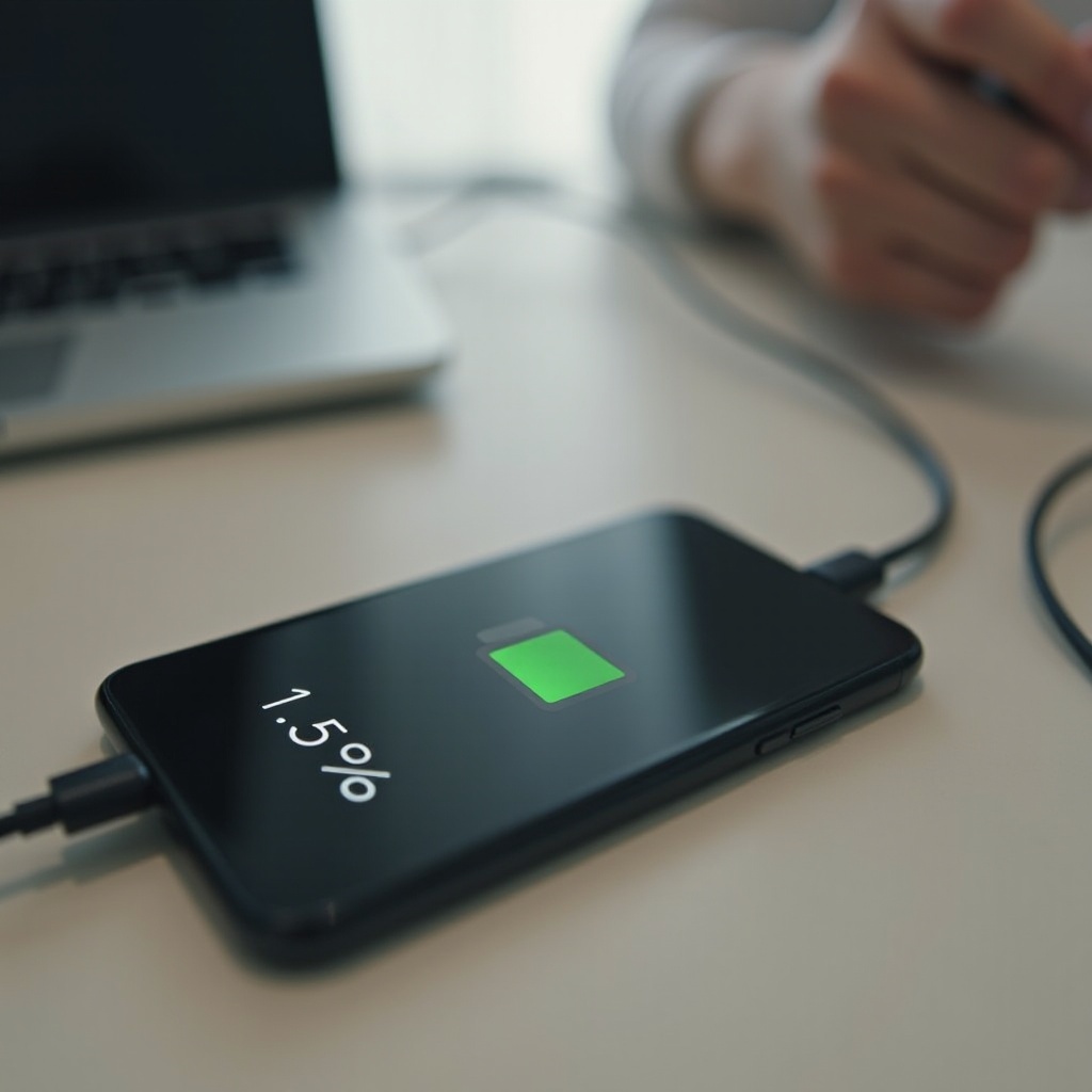 phone showing charging but battery percentage not increasing iphone