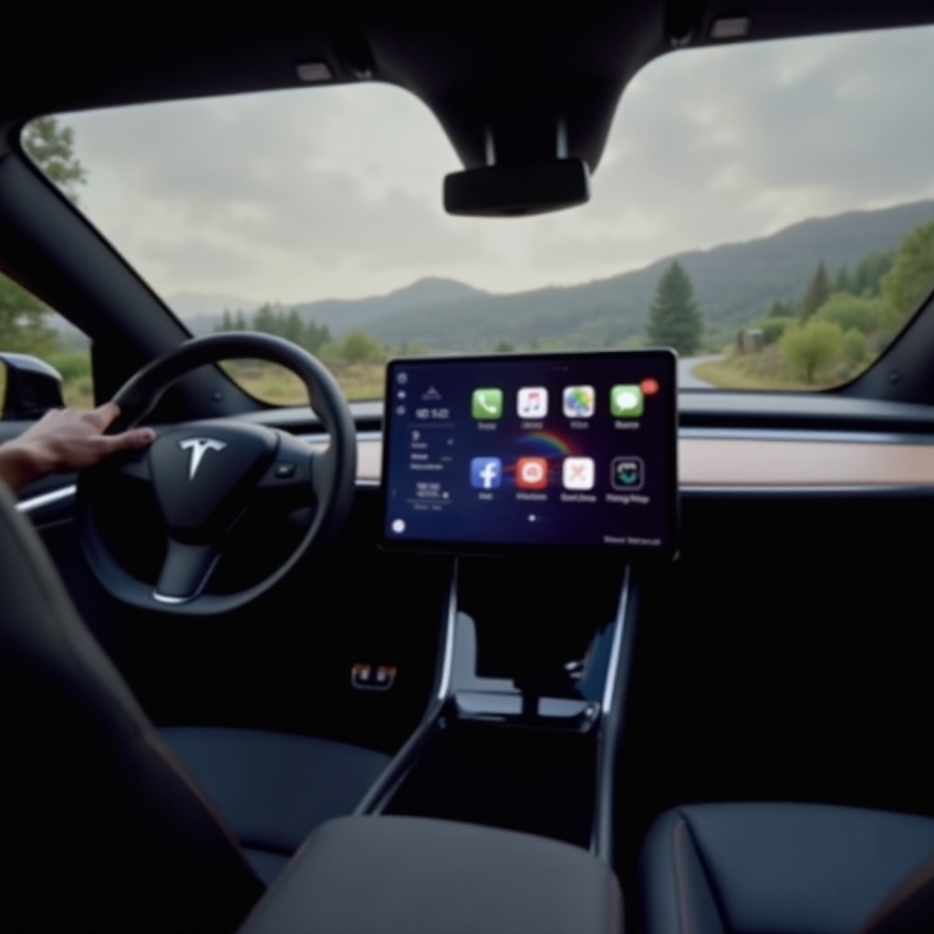 да ли tesla model 3 има apple carplay