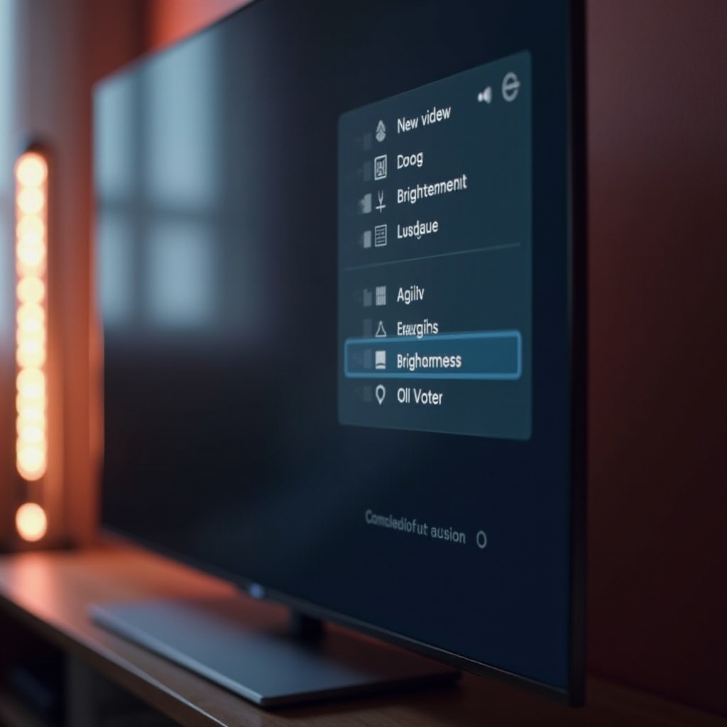 как настроить яркость на телевизоре Vizio