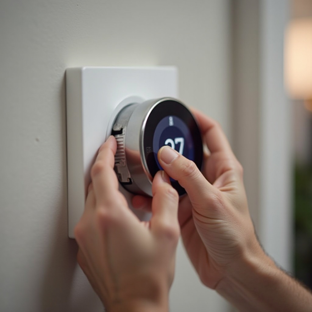 scoateți termostatul Nest