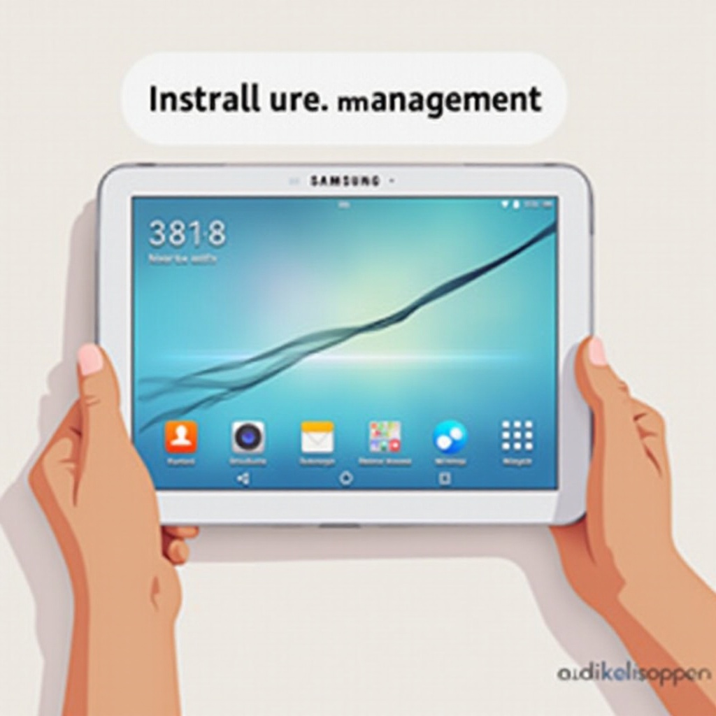 كيفية حذف التطبيقات على جهاز سامسونج اللوحي