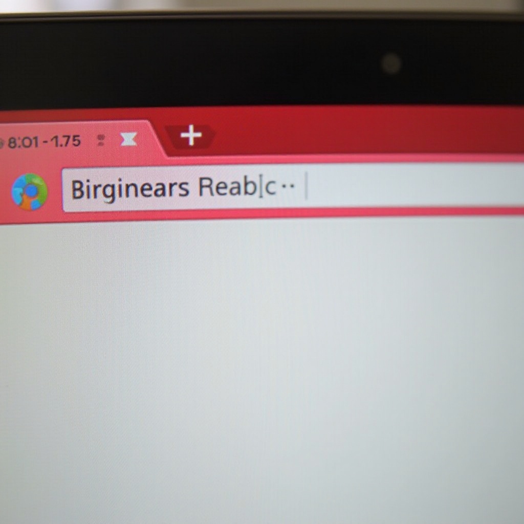 как сделать панель вкладок красной на Chromebook