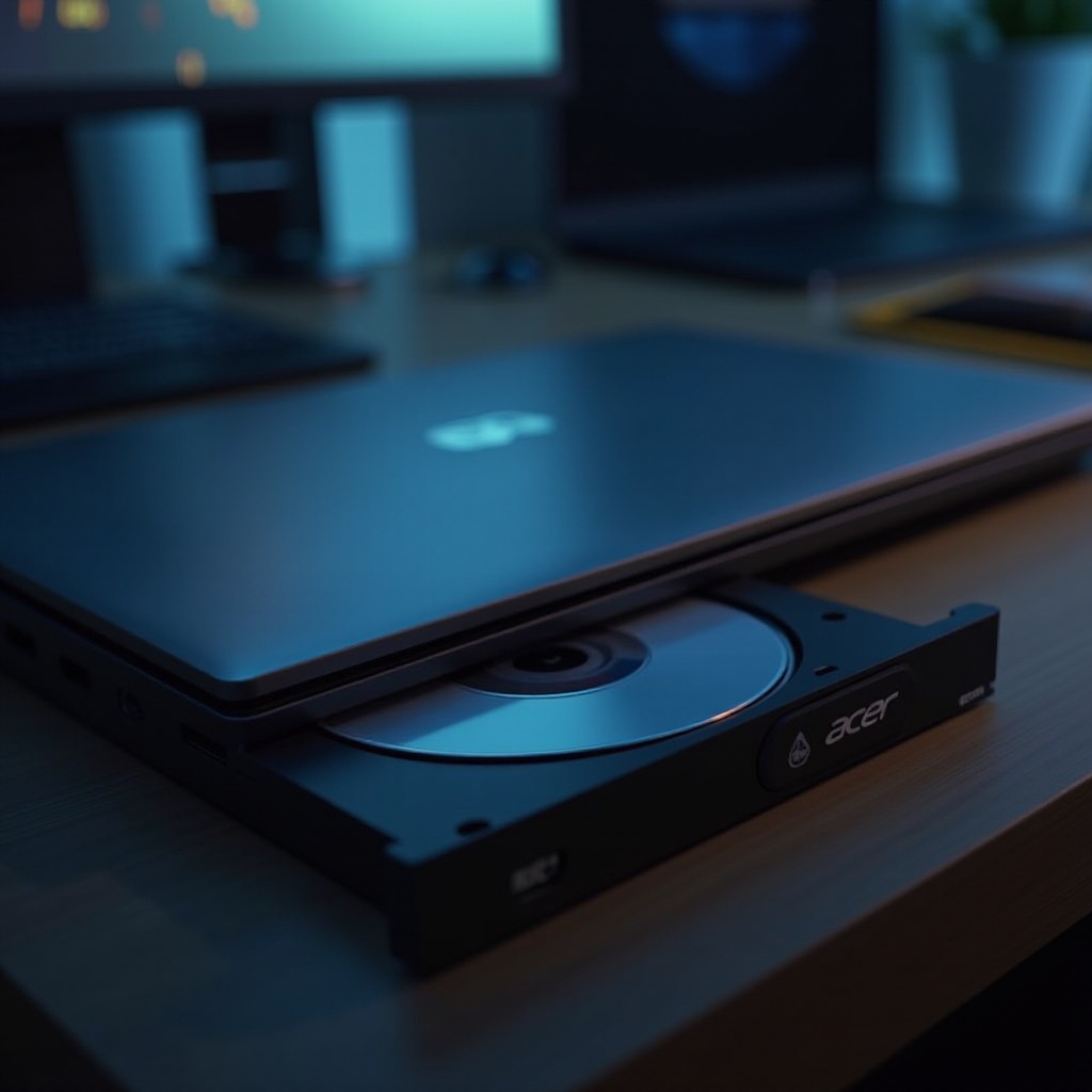 лаптоп Acer с CD устройство