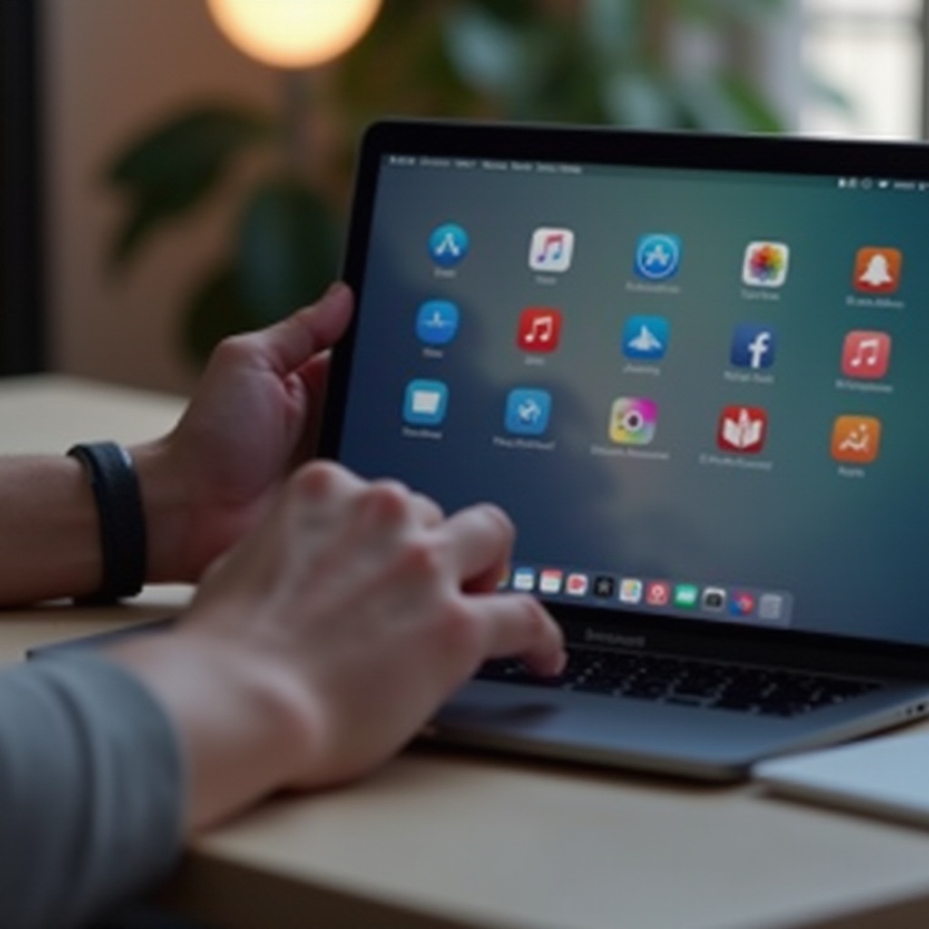如何在沒有預設MacBook的情況下開啟應用程序