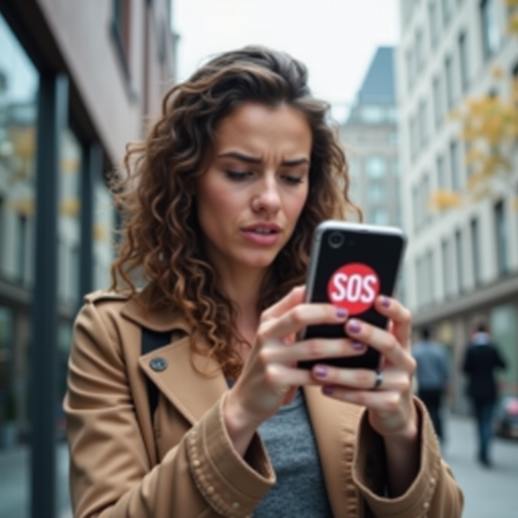 為什麼我的手機顯示SOS而不是5G