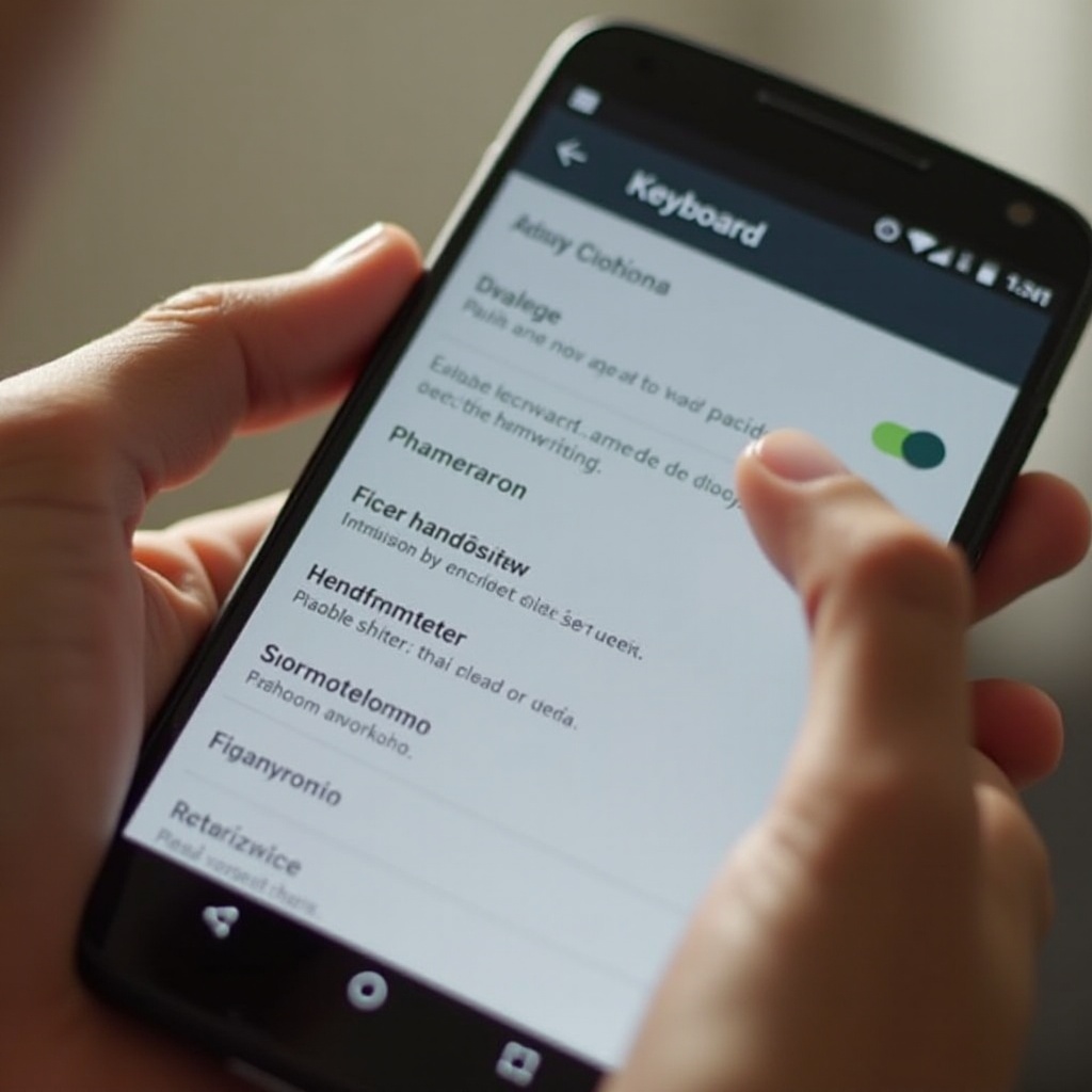 како искључити тастатуру за ручно писање на Андроид уређају