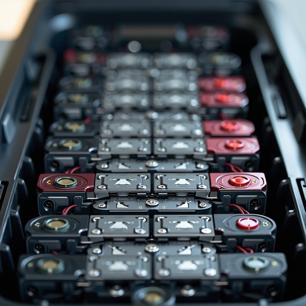 tesla battery pack series parallel