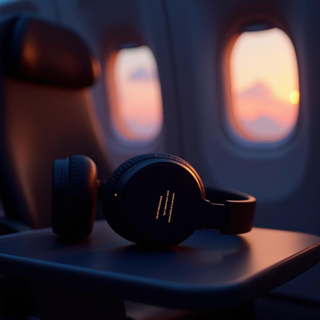 najlepsze słuchawki z redukcją szumów do latania