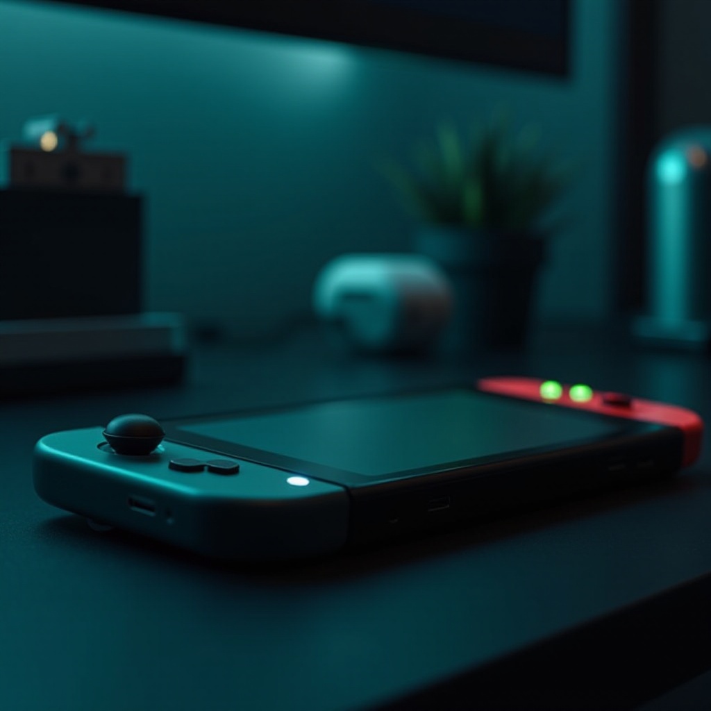 nintendo switch lumină verde care clipește