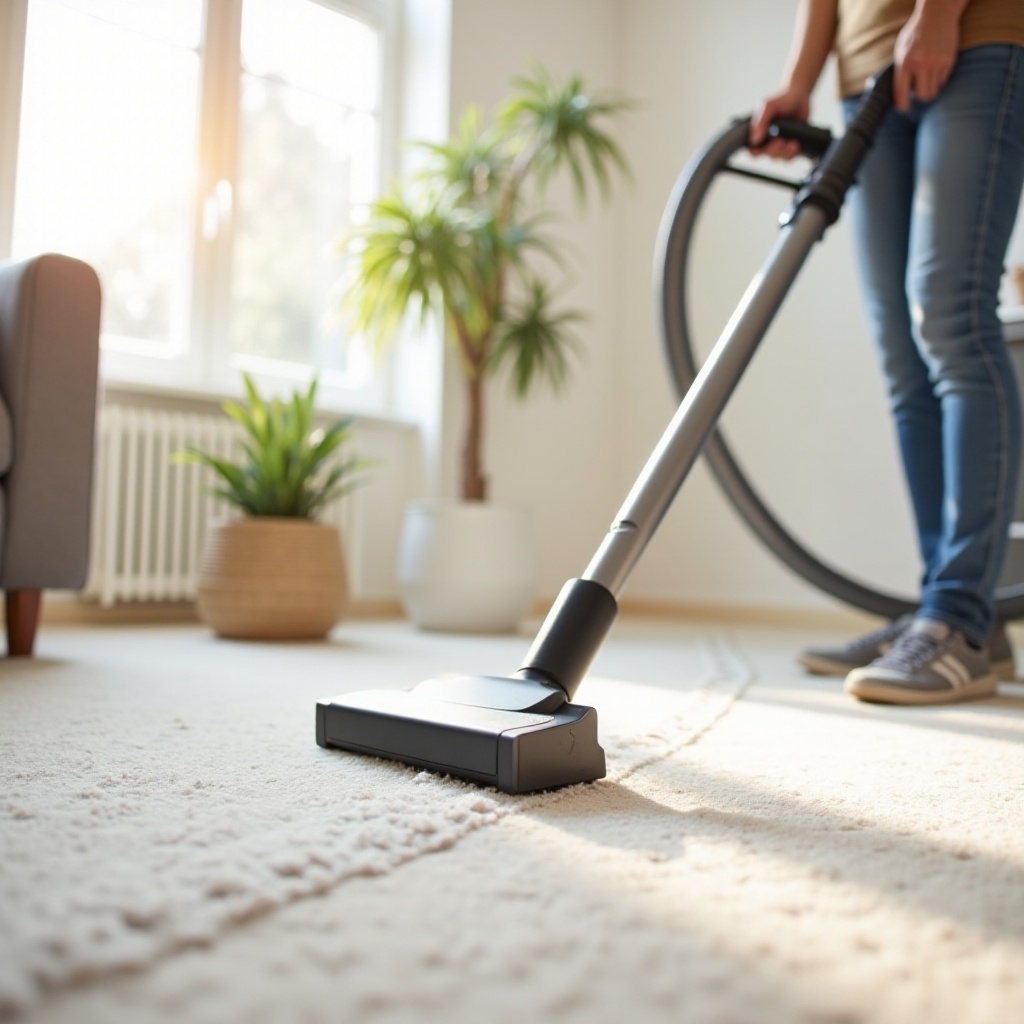 how to vacuum carpets properly