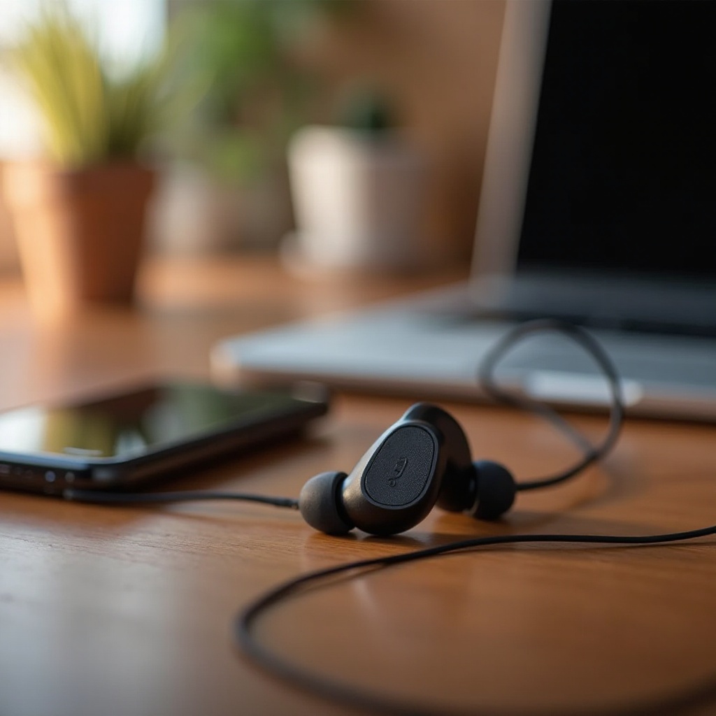 corded earbuds with microphone