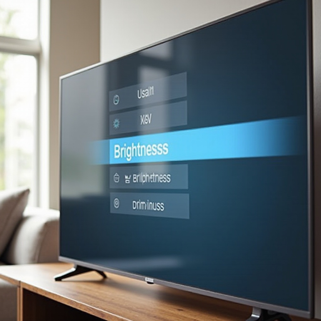 how to adjust brightness on vizio tv