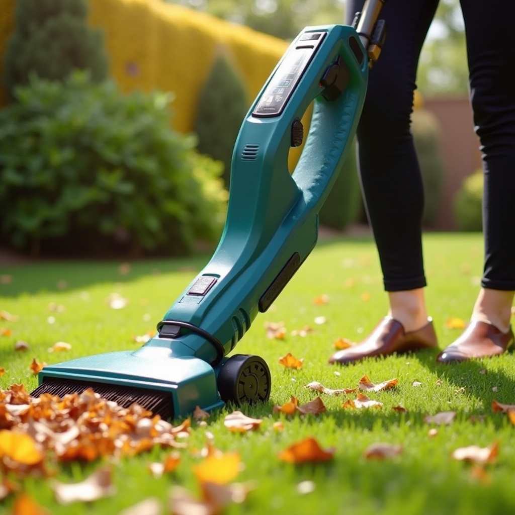 battery powered outdoor vacuum