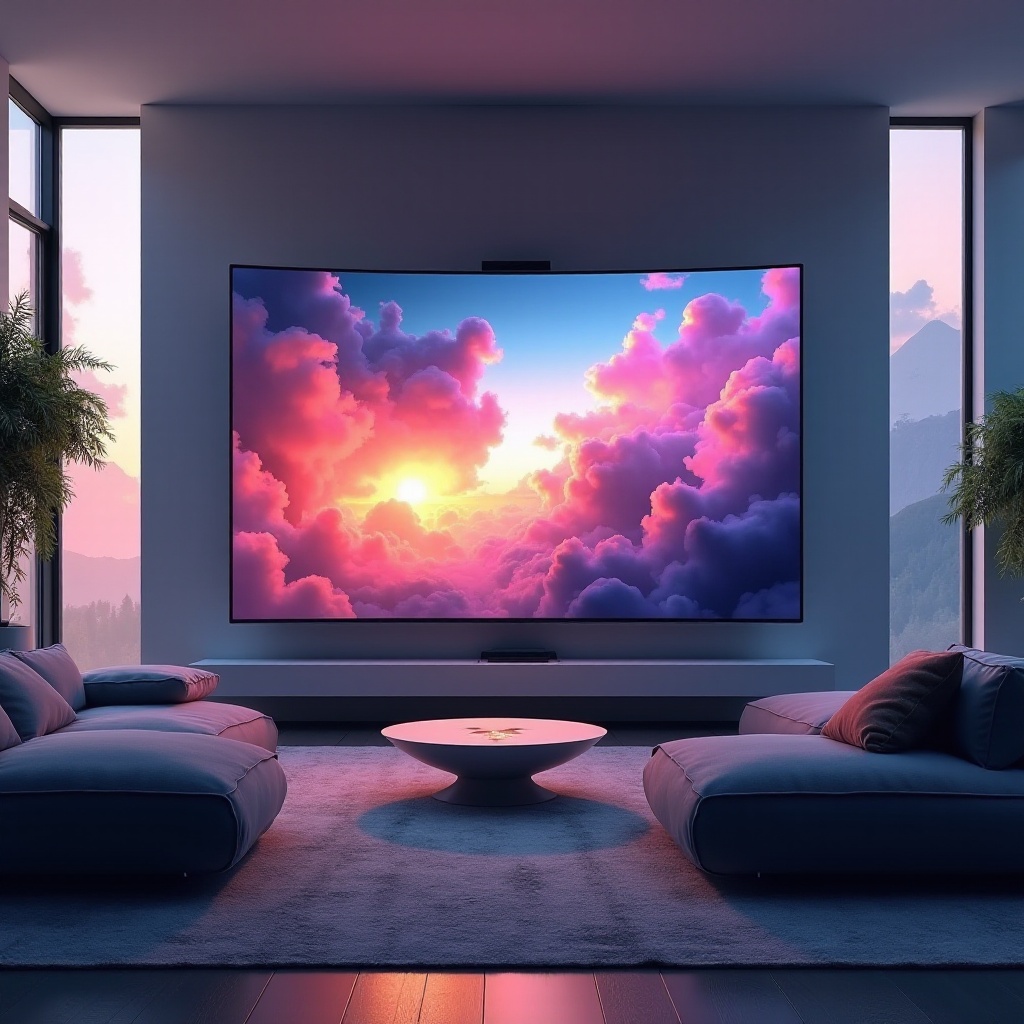 предности закривљених телевизора