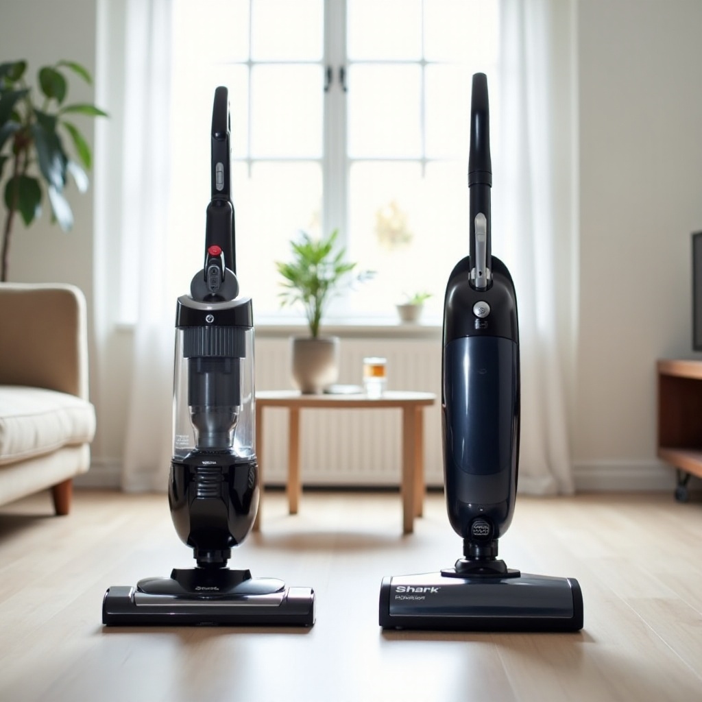 مكنسة shark nv752 مقابل nv501